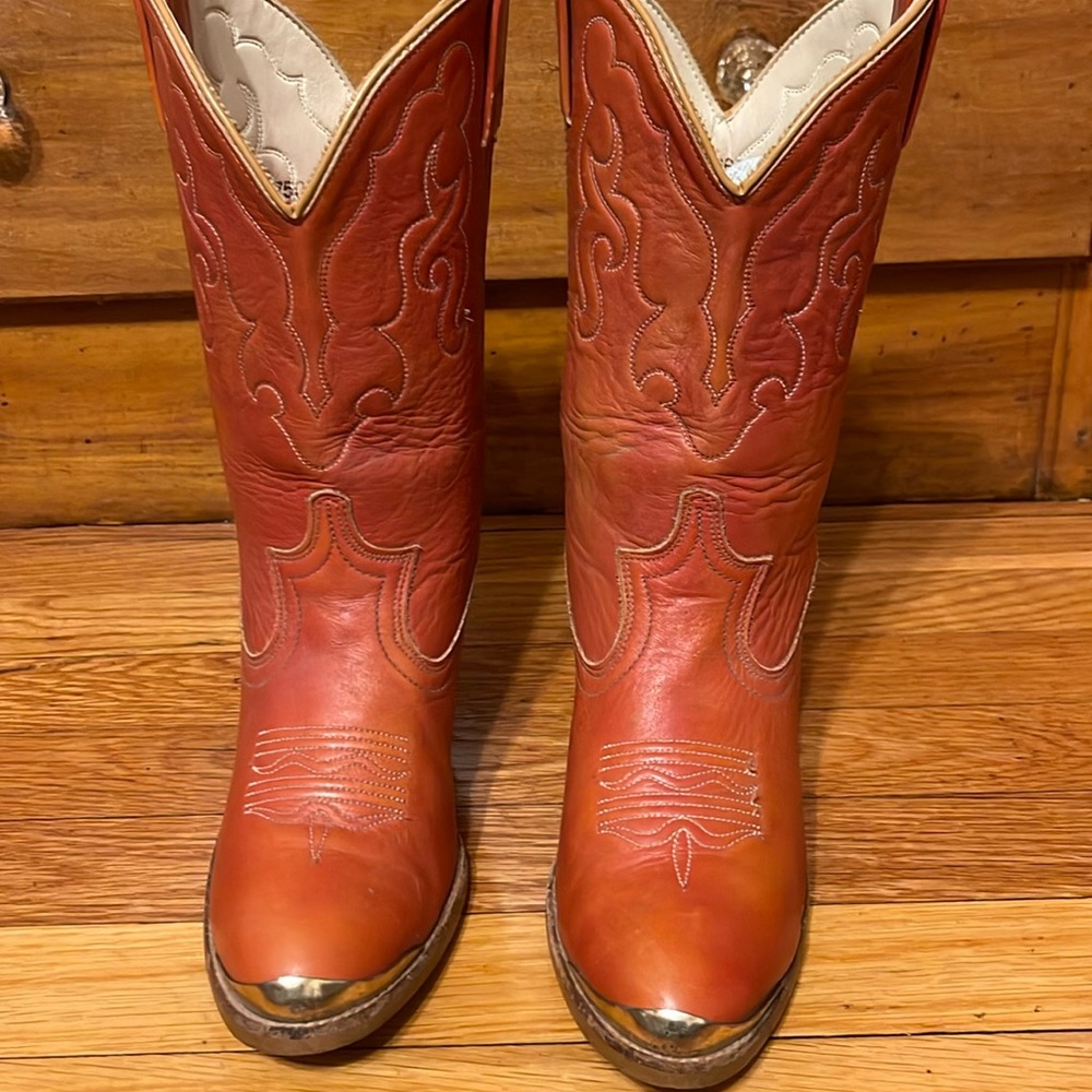 ACME Vintage Leather Western Women’s Cowboy Boots great 4 a country festival 9N